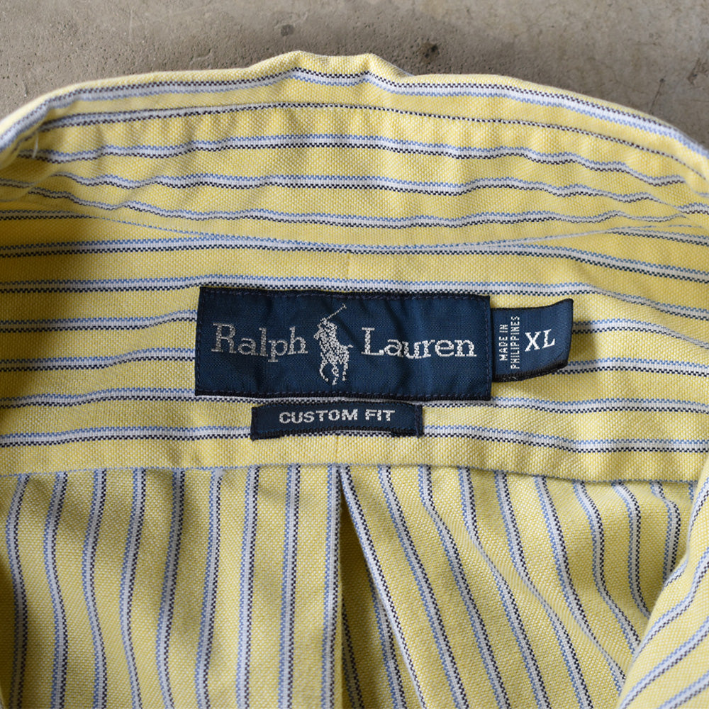 Ralph Lauren/ラルフローレン “CUSTOM FIT” ストライプ ボタンダウンシャツ　230427