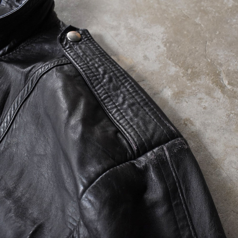 80’s Jordano ダブルジップ レザージャケット 251104H