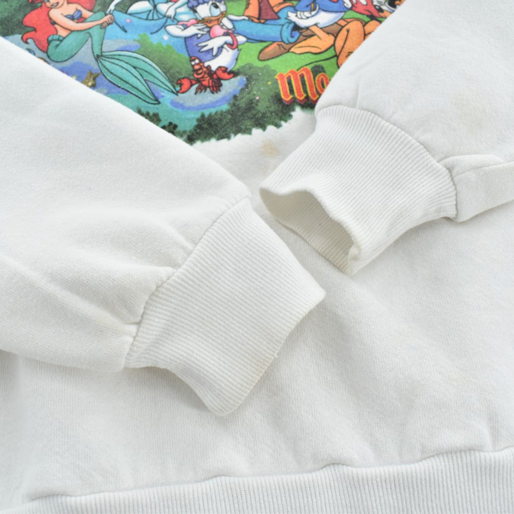 90's Walt Disney World "Magic Kingdom" 両面プリント キャラクタースウェット 260731H