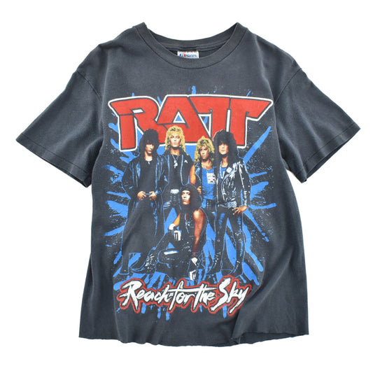 80's RATT "Reach for the Sky / City to City World Tour 1989" グラムメタル ロックTシャツ 260710H