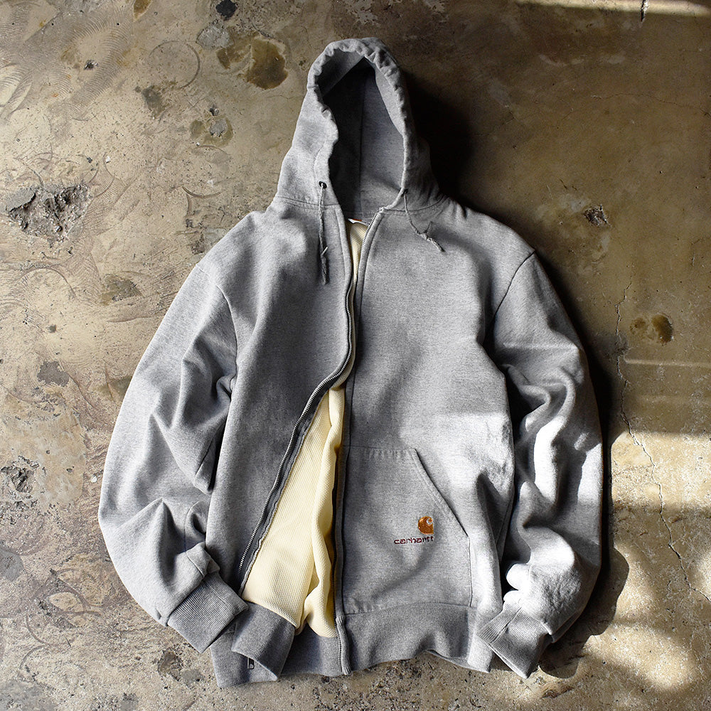 80's Carhartt Heavy oz フルジップパーカー サーマルライナー 250220H