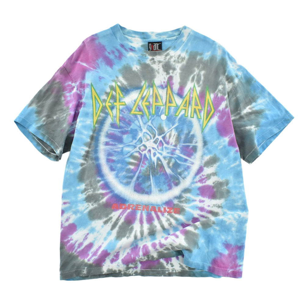 90's Def Leppard "Adrenalize" タイダイ ロックTシャツ USA製 260714H