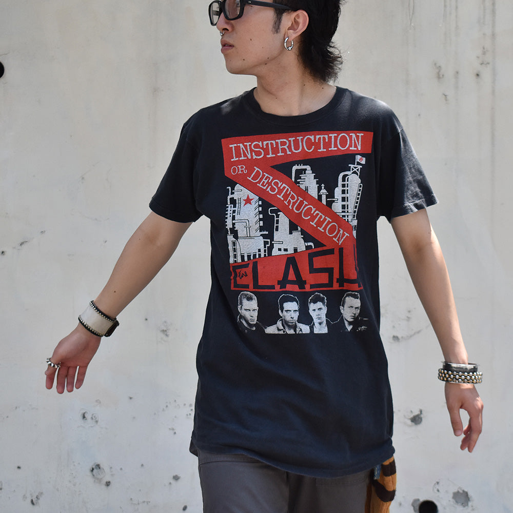 80's　The Clash/ザ・クラッシュ "INSTRUCTION OR DESTRUCTION" Tee　230710H