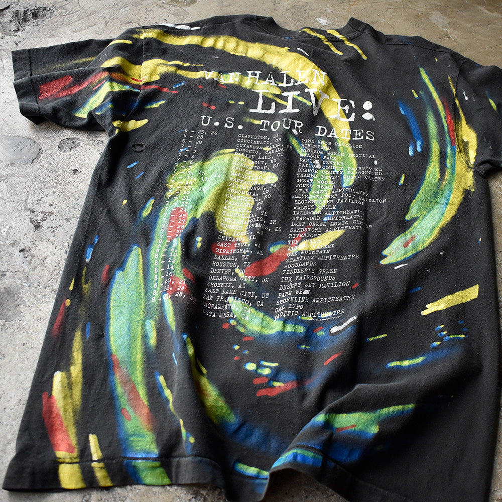 90's AOP！ Van Halen U.S. Tour Tシャツ 240619H