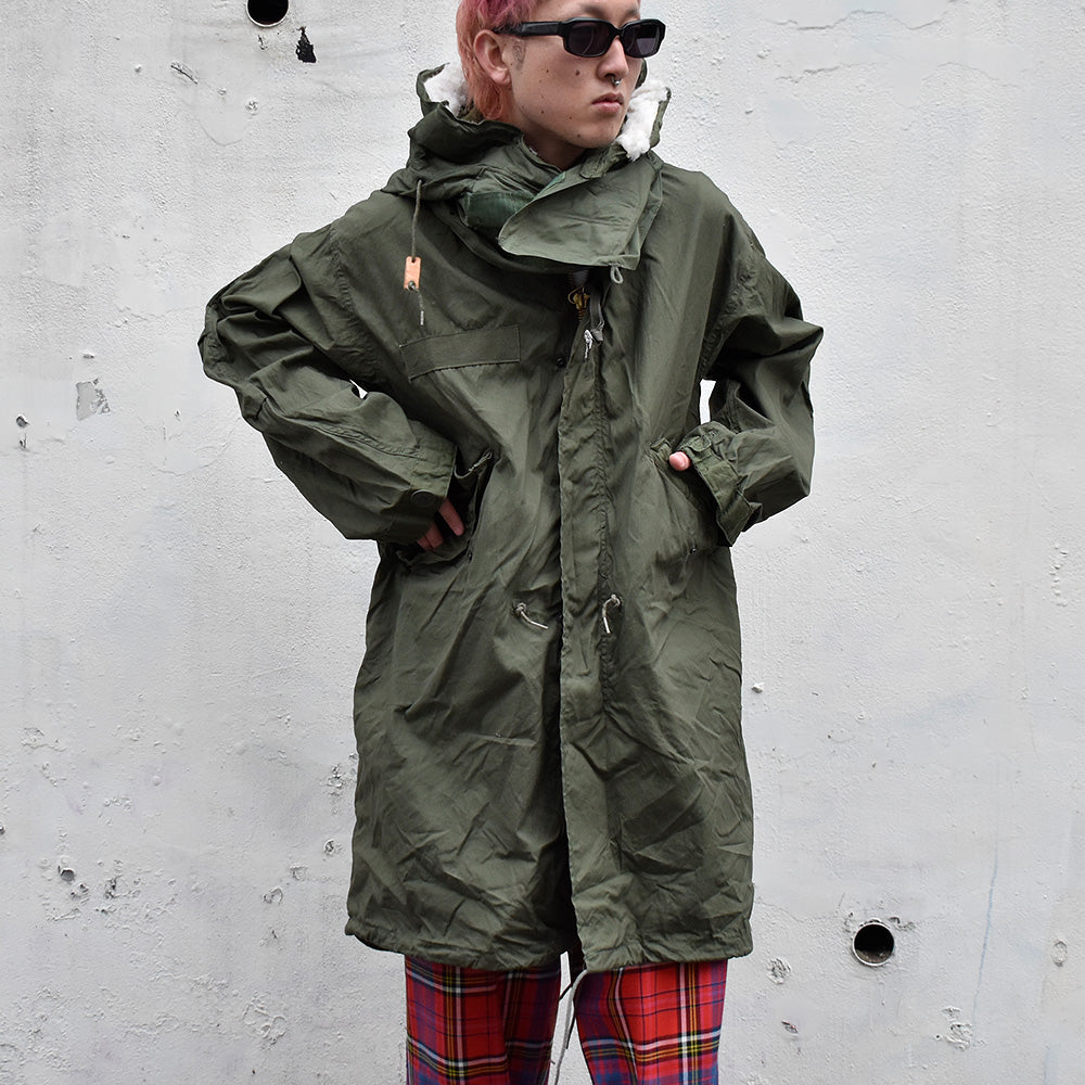 85's XS size！ M-65 フード付き フィッシュテール モッズパーカー グッドコンディション！ 240102
