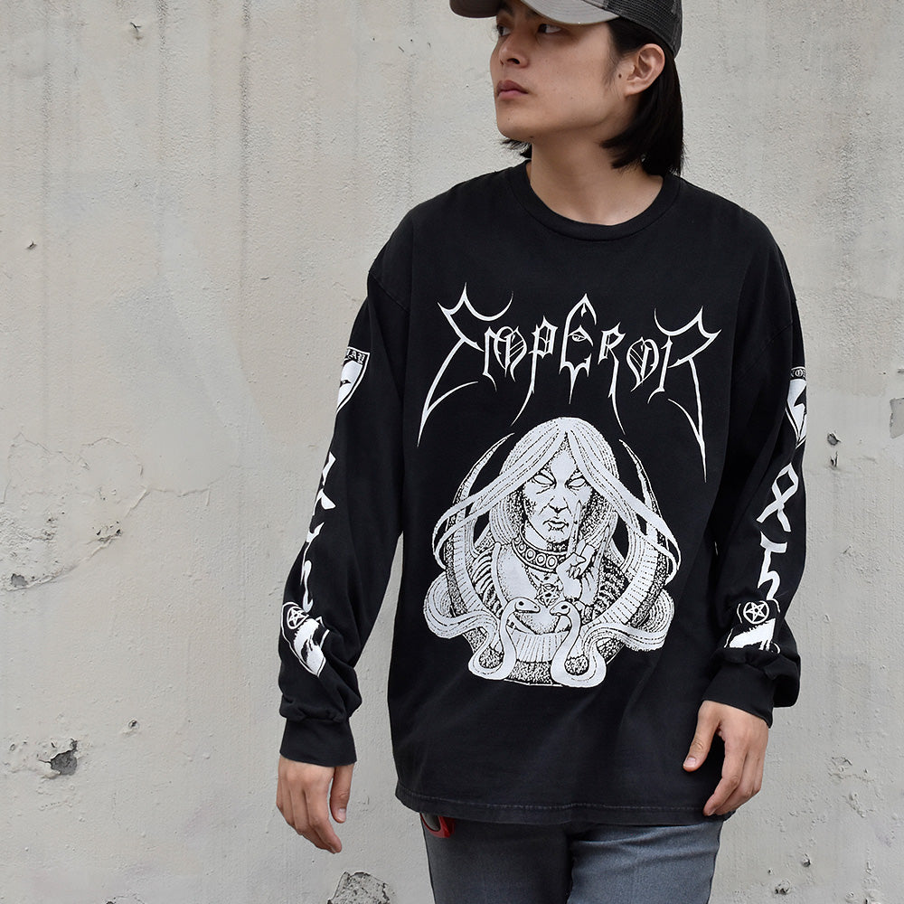 Y2K Emperor "Emperor" ロングスリーブTシャツ 240607H