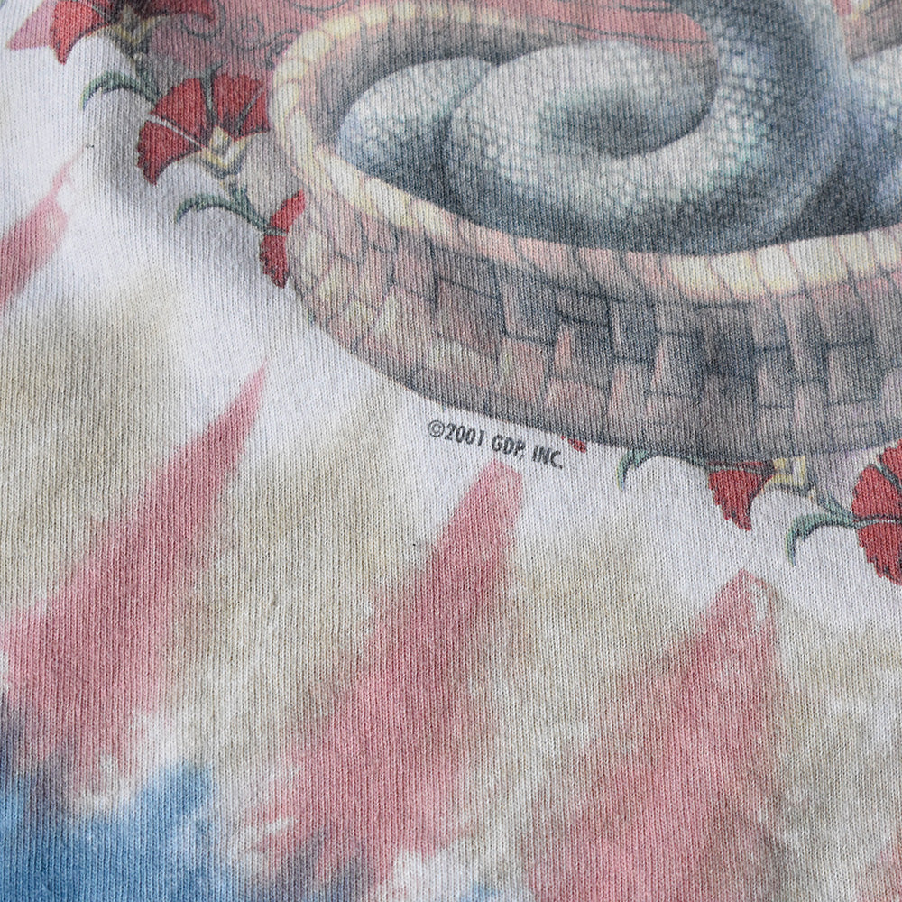 Y2K Grateful Dead “Skull snake charmer” タイダイ ロングスリーブTシャツ 250609H