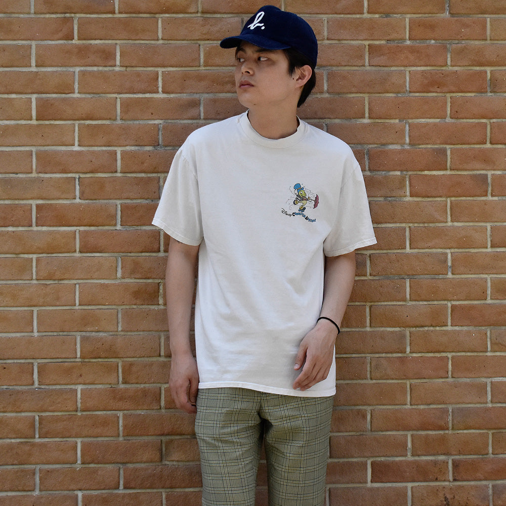 Y2K Disney “Jiminy Cricket“ Keeping The Disney Magic Moving Tシャツ 250620H
