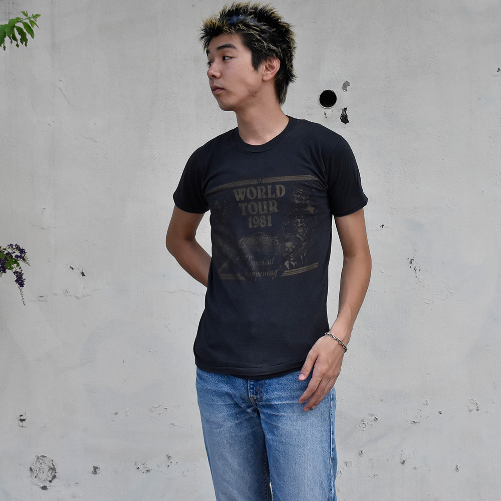 80's Commodores “In the Pocket” World Tour ファンク Tシャツ 250808H