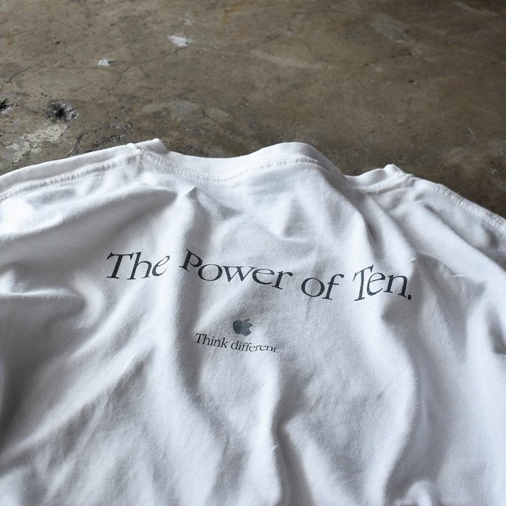 アップル OS X The Power of Ten 企業Tシャツ 2000年代初頭 古着