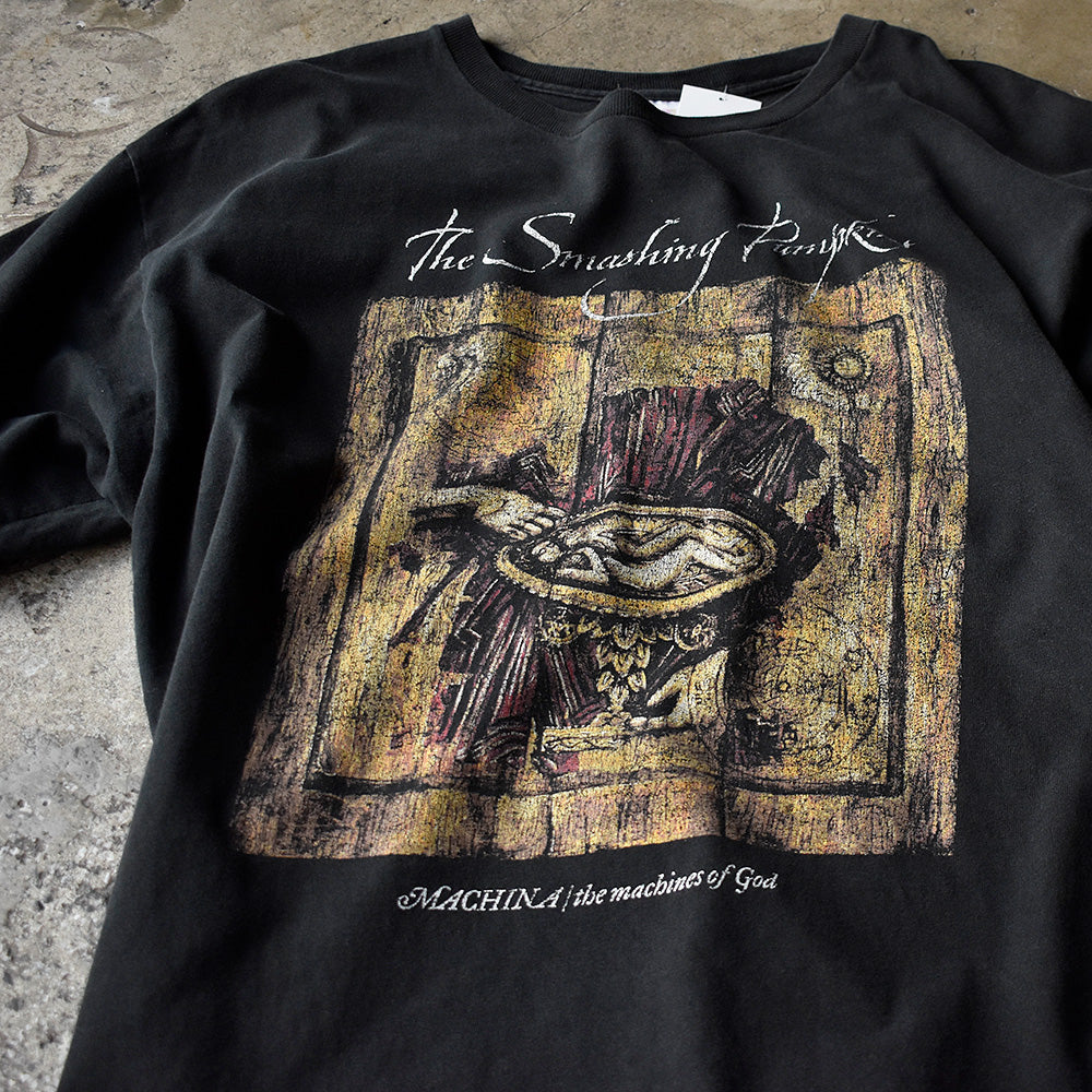 スマッシング・パンプキンズ Machina/The Machines Of God THE SACRED AND PROFANE ツアーTシャツ 2000年 古着