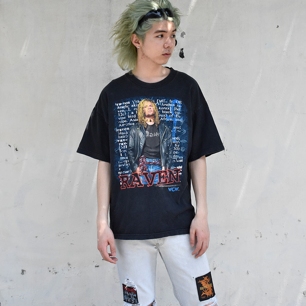 90's WCW “Raven” Tシャツ 250520H