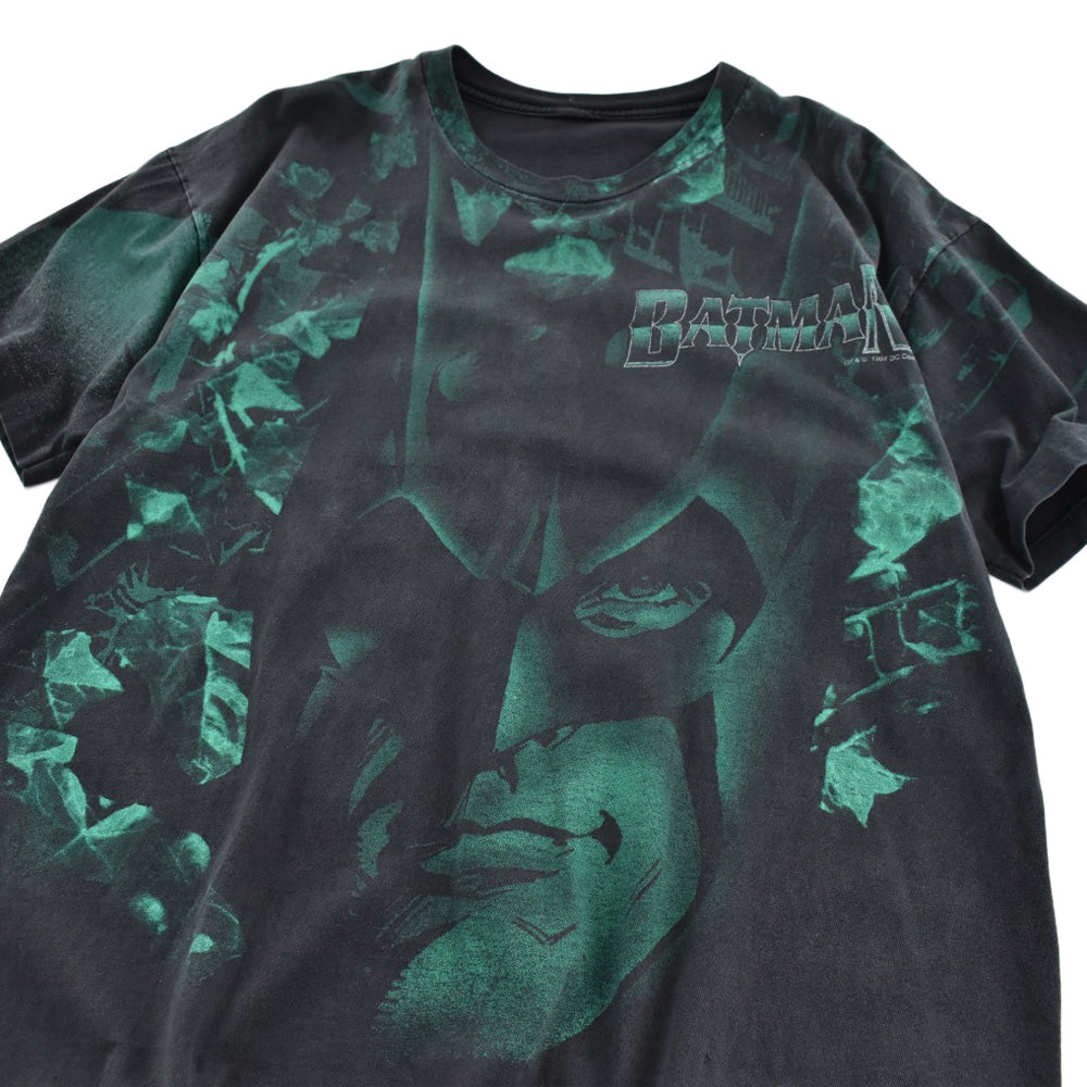 90's DC Comics “Batman” AOP アメコミTシャツ 260807H