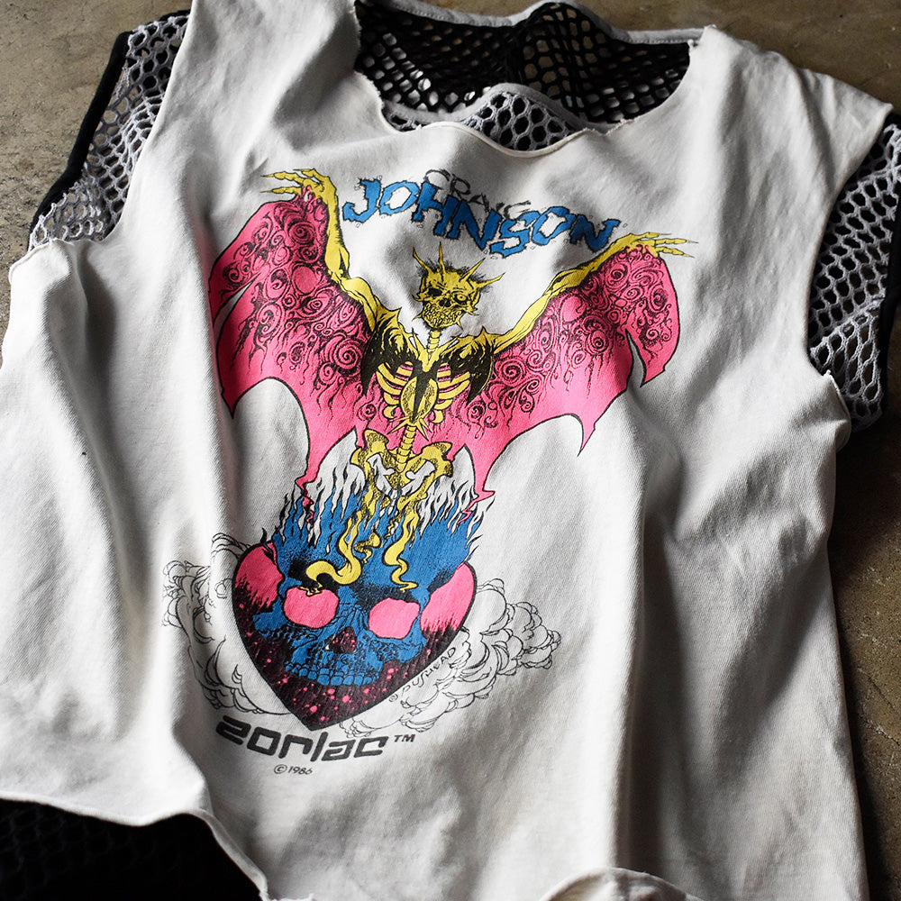 ゾーラック パスヘッド CRAIG JOHNSON デビル カットオフTシャツ 1986年 ヴィンテージ
