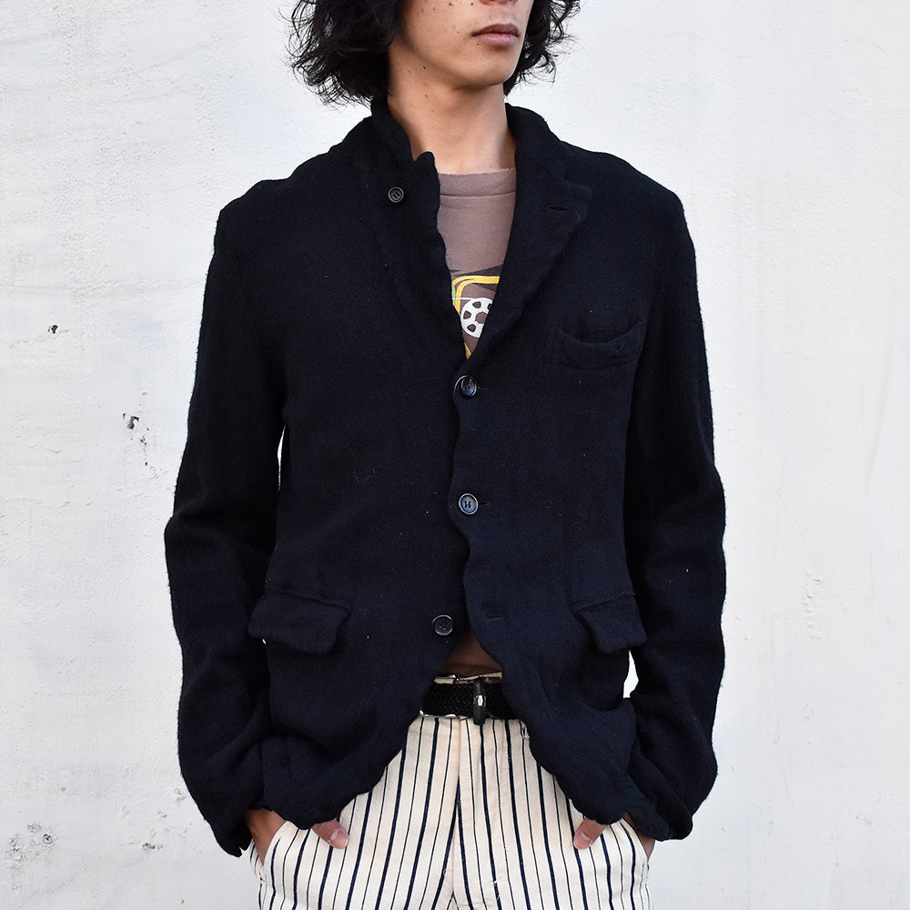 BLACK Comme des Garçons 94'復刻 縮絨ジャケット ブラックカラー！レア 240105H