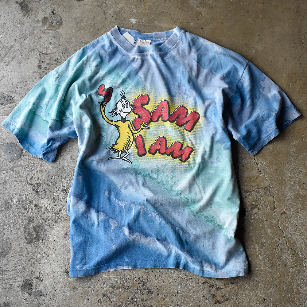 Dr.スース Sam-I-Am タイダイTシャツ 1990年 USA製 ヴィンテージ