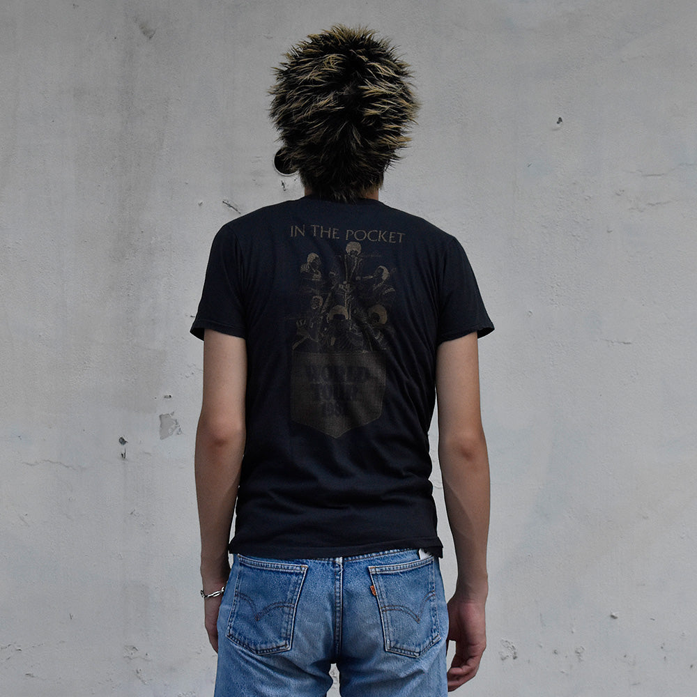 80's Commodores “In the Pocket” World Tour ファンク Tシャツ 250808H