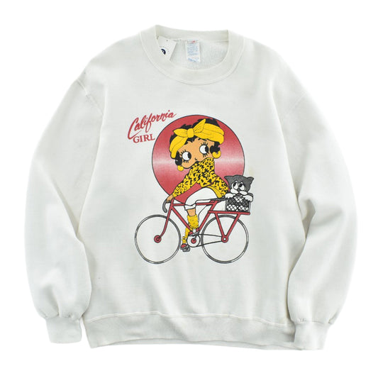 80's "BETTY BOOP" California Girl キャラスウェット 260331H