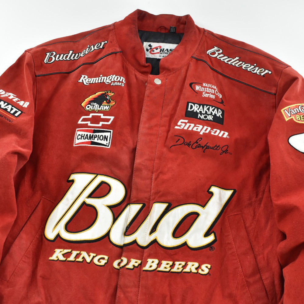 Y2K CHASE by JH Design "Budweiser #8" スウェード レーシングジャケット 260922H