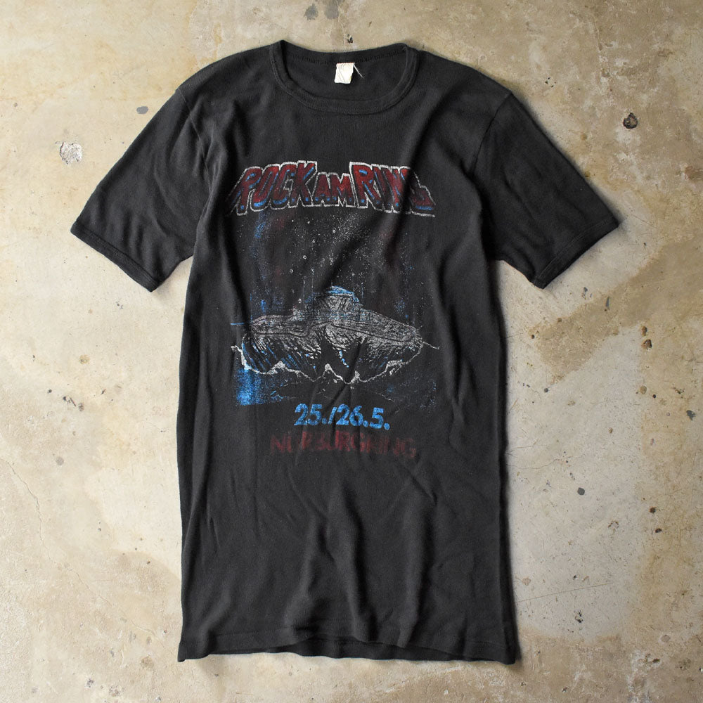 80’s “ROCK AM RING” U2/Huey Lewis&The News/REO Speedwagon... ロックフェス Tシャツ 250923H