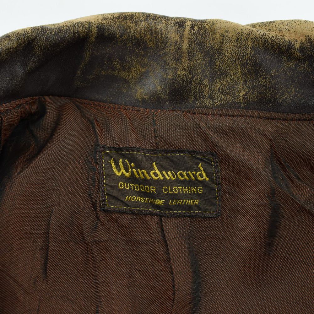 50’s Windward ホースハイド レザー スポーツジャケット 鬼フェード 260106H