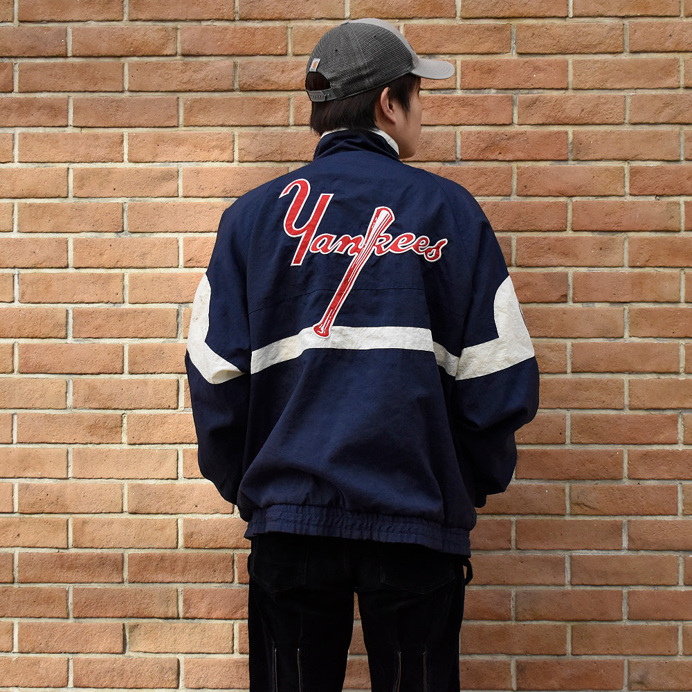 90's APEX ONE MLB “New York Yankees” ナイロンジャケット 250120H
