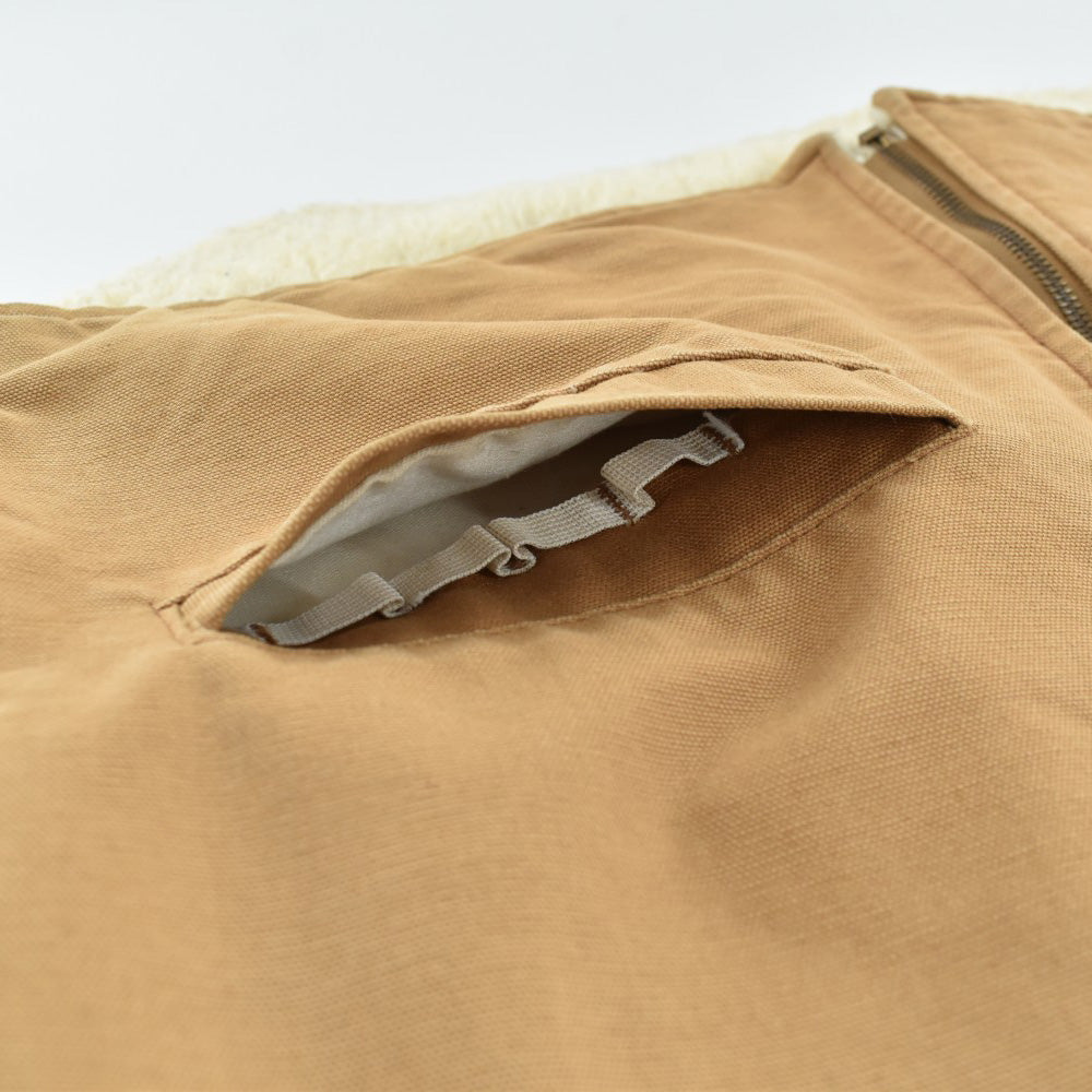 80's Carhartt 6SVT プリントタグ ボアライナー ダックベスト USA製 261009H