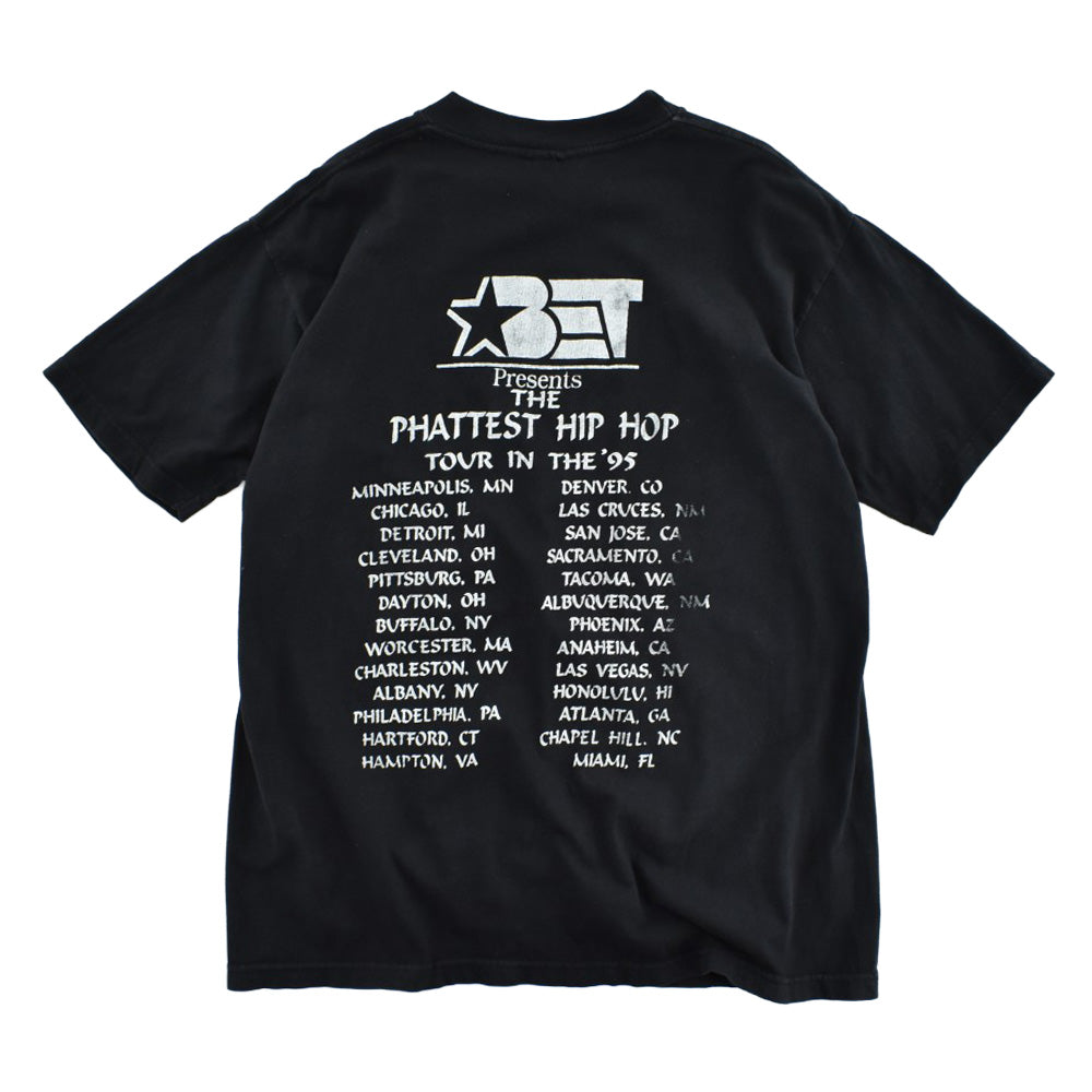 90's BET "The Phattest Hip Hop Tour In The '95" Notorious B.I.G. ラップ ロックT USA製 260728H