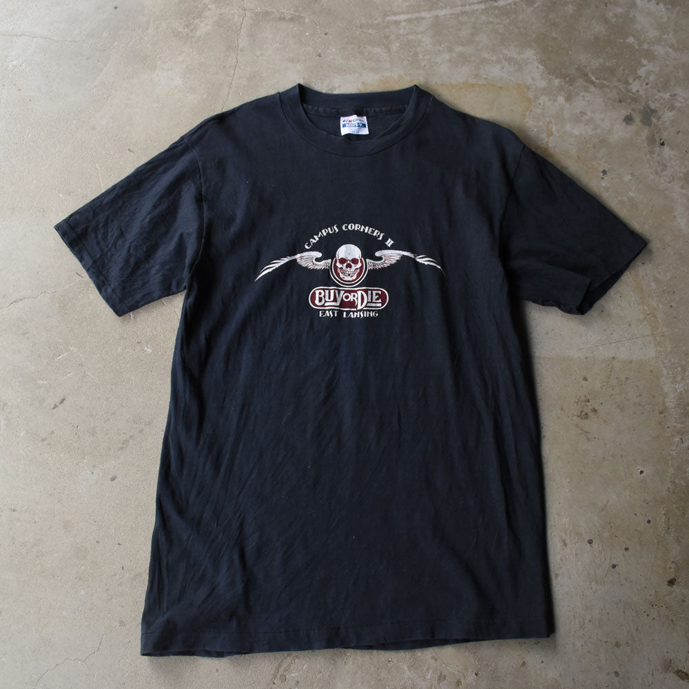 80’s “BUY OR DIE / EAST LANSING” バイク Tシャツ 250923H