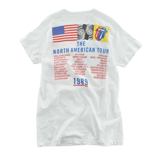 80's THE ROLLING STONES "STEEL WHEELS" NORTH AMERICAN TOUR ロックTシャツ 260421H