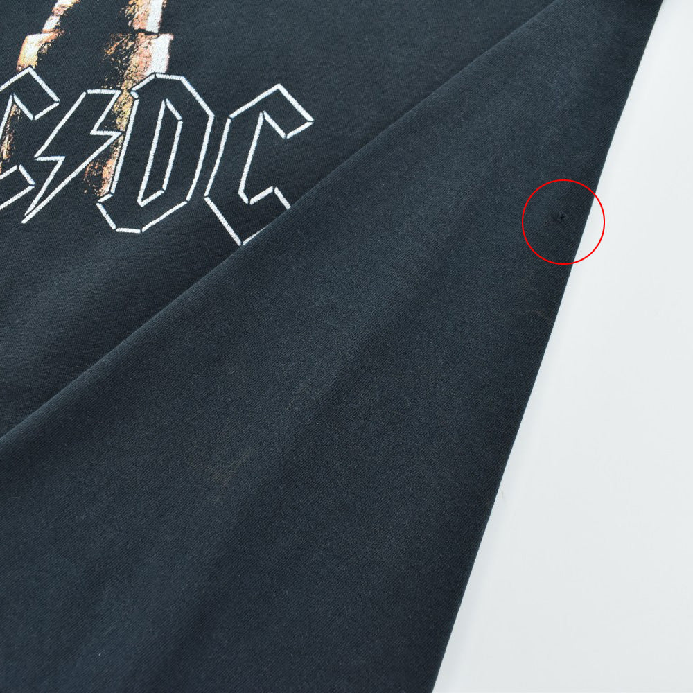 Y2K AC/DC "Fist & Lightning" ロックTシャツ 260424H