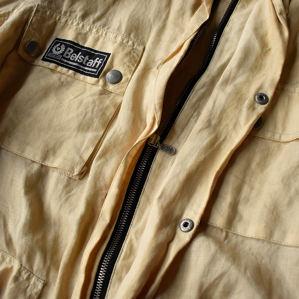 Y2K Belstaff リネン素材！ トライアルマスター モーターサイクル ジャケット 250721H