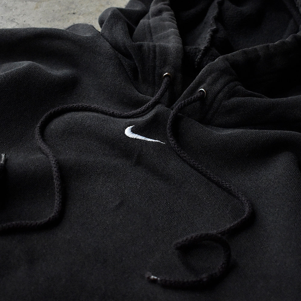Y2K NIKE “center small swoosh“ ブラック！ パーカー 250610H