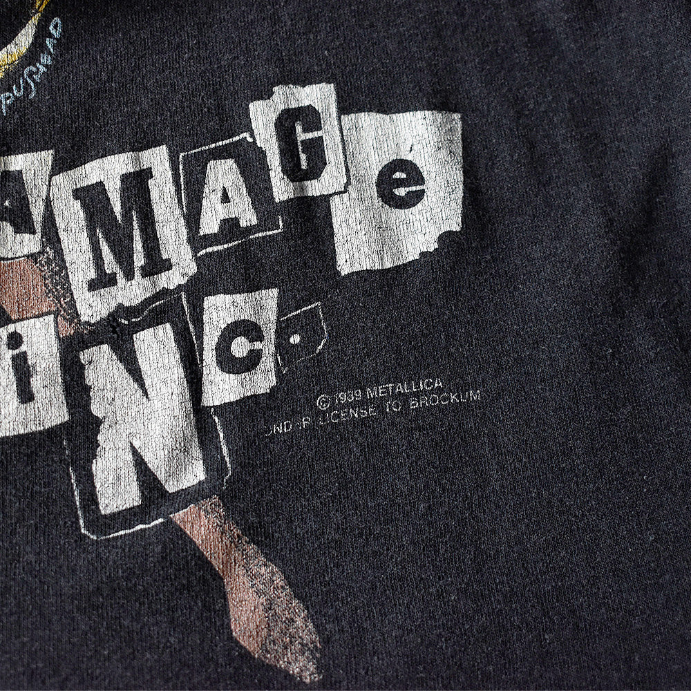 80's Metallica×Pushead “Damage Inc.” Tour Tシャツ 240416H