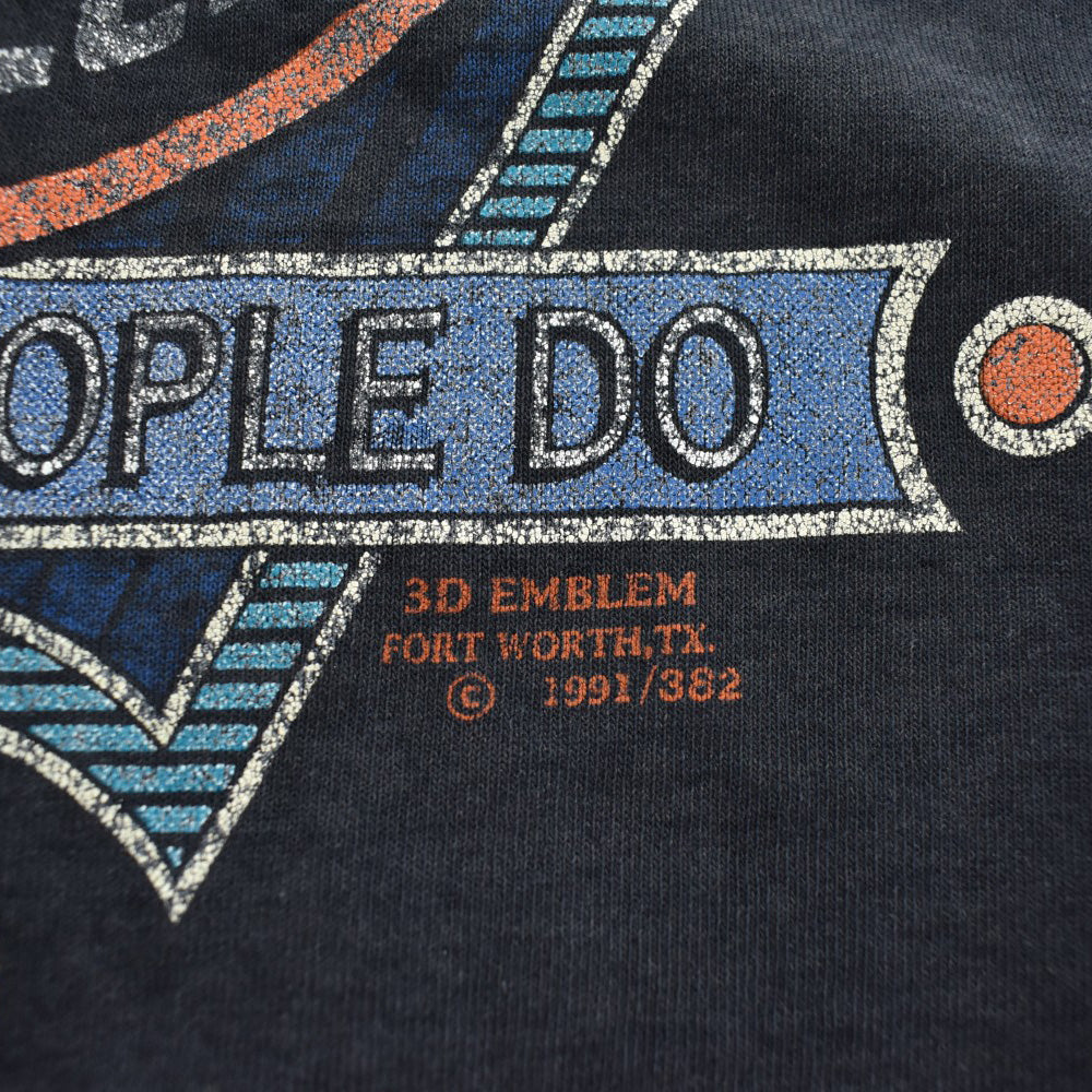 90's HARLEY-DAVIDSON / 3D EMBLEM "Hard Times Don't Last" ハーレーT 260623H