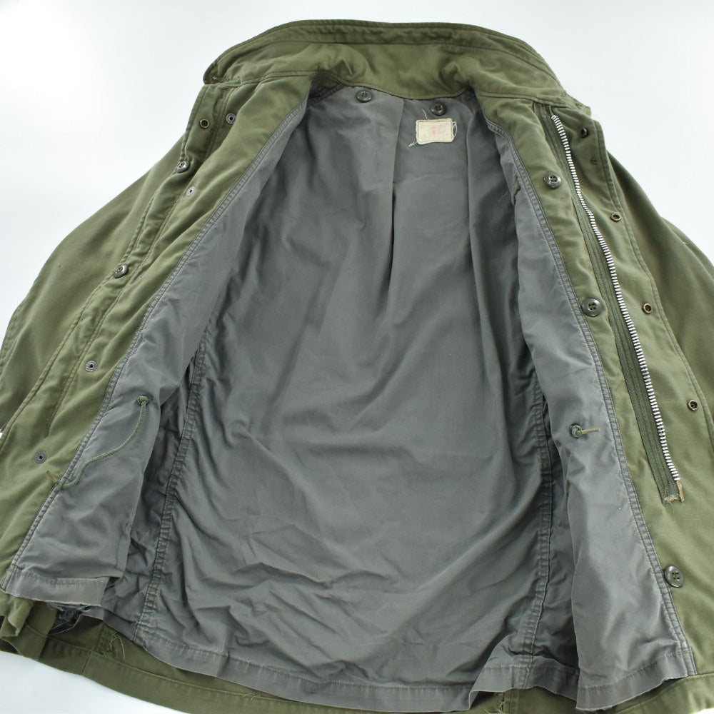 60’s U.S.ARMY M-65 2nd Model グレーライナー フィールドジャケット アルミジップ 261027H