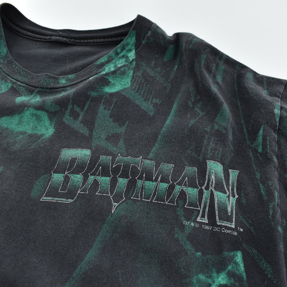 90's DC Comics “Batman” AOP アメコミTシャツ 260807H