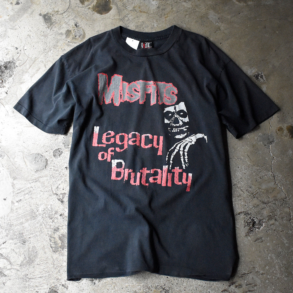 ミスフィッツ Legacy of Brutality スカルグラフィック Tシャツ 90年代 USA製 シングルステッチ ヴィンテージ