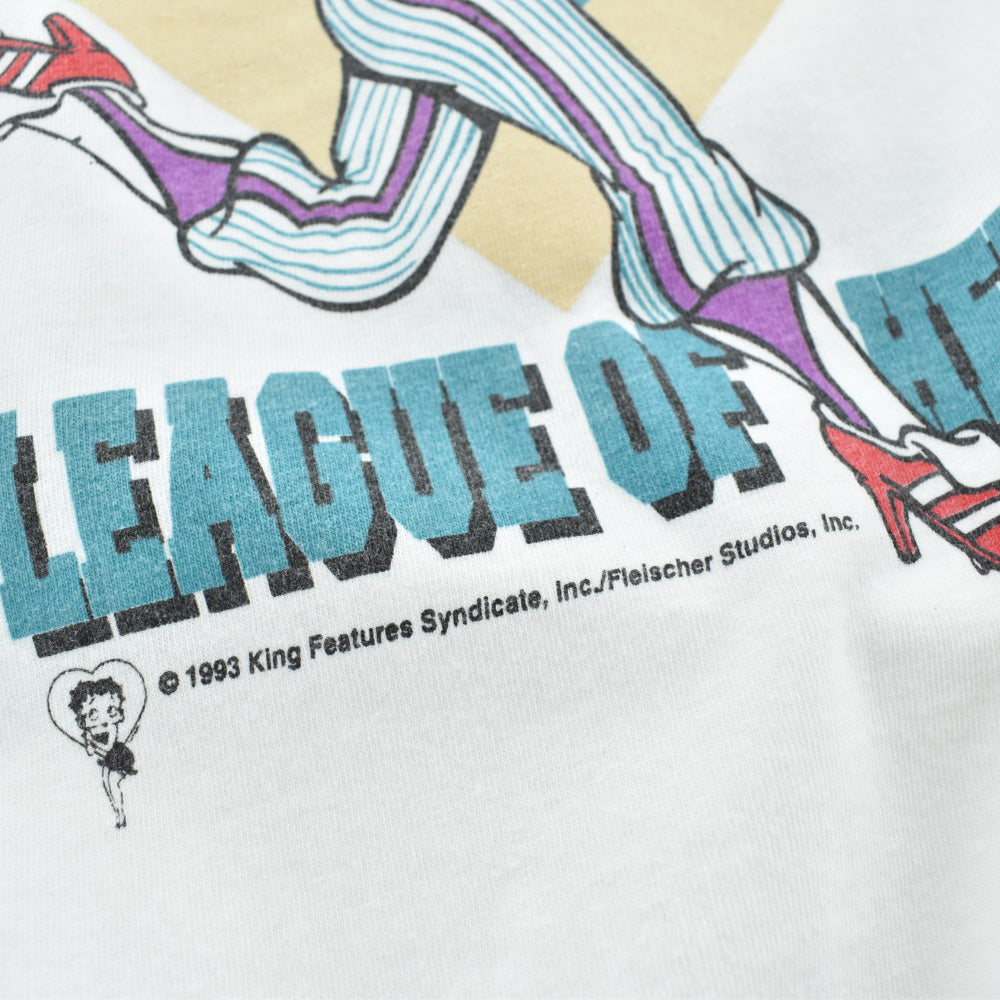90's Betty Boop "The Babe" ベースボール キャラT USA製 260821H