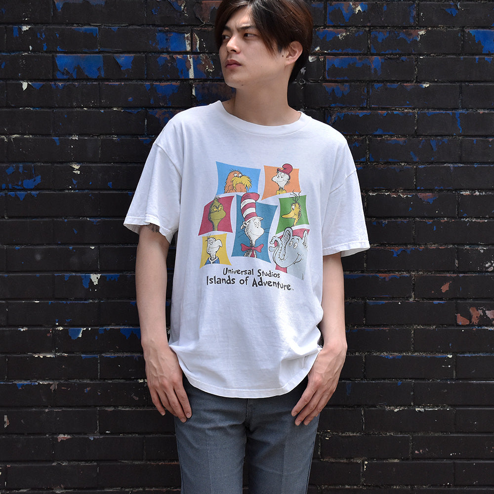 90's～ Dr. Seuss “Universal Studios Islands of Adventure” Tシャツ 250609H