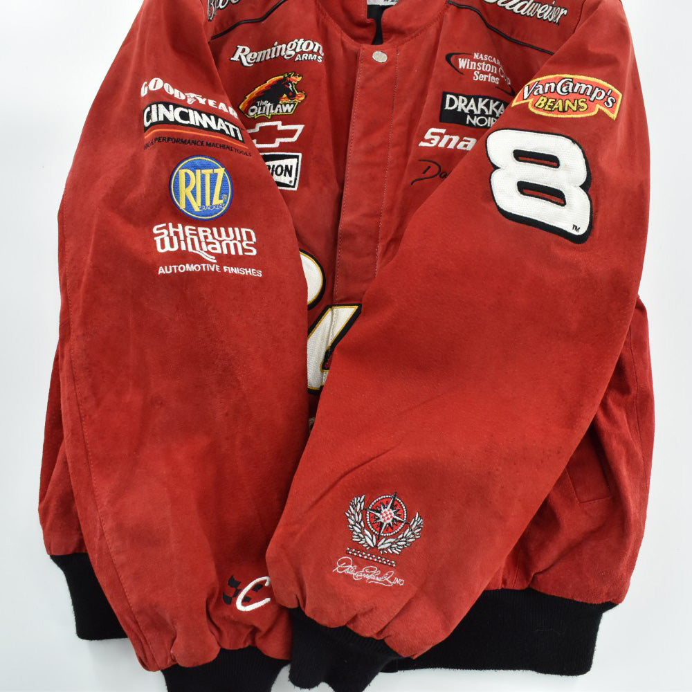 Y2K CHASE by JH Design "Budweiser #8" スウェード レーシングジャケット 260922H