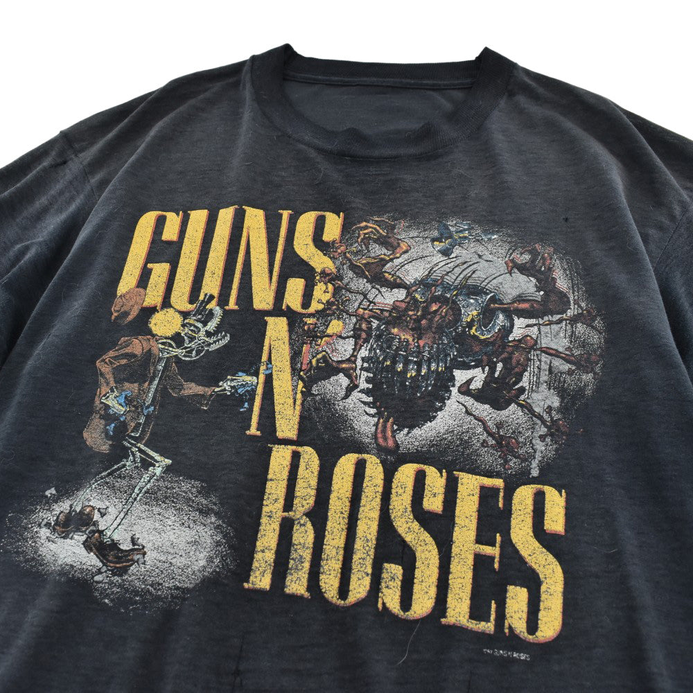 80's Guns N' Roses "APPETITE FOR DESTRUCTION" 発禁 ロックTシャツ 260825H