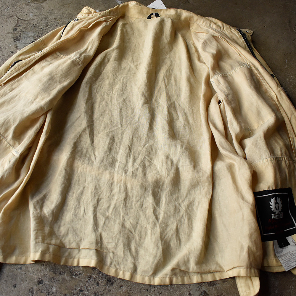 Y2K Belstaff リネン素材！ トライアルマスター モーターサイクル ジャケット 250721H