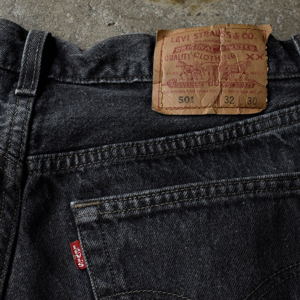 90's Levi's 501 ブラック デニムパンツ USA製 240717H