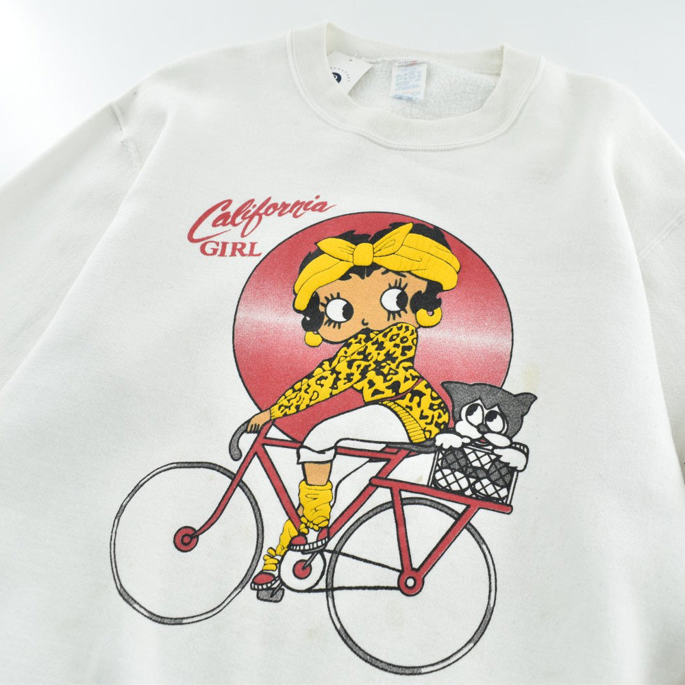 80's "BETTY BOOP" California Girl キャラスウェット 260331H
