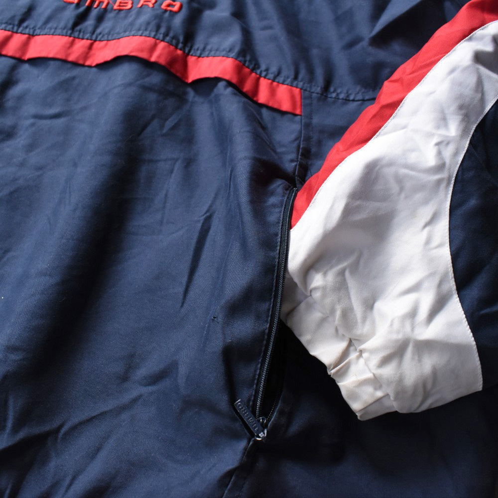 90’s UMBRO アノラックパーカー トリコロールカラー 251111H