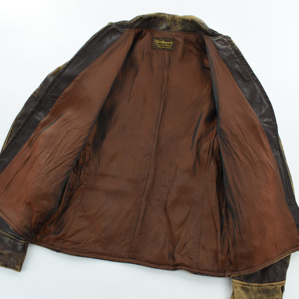 50’s Windward ホースハイド レザー スポーツジャケット 鬼フェード 260106H
