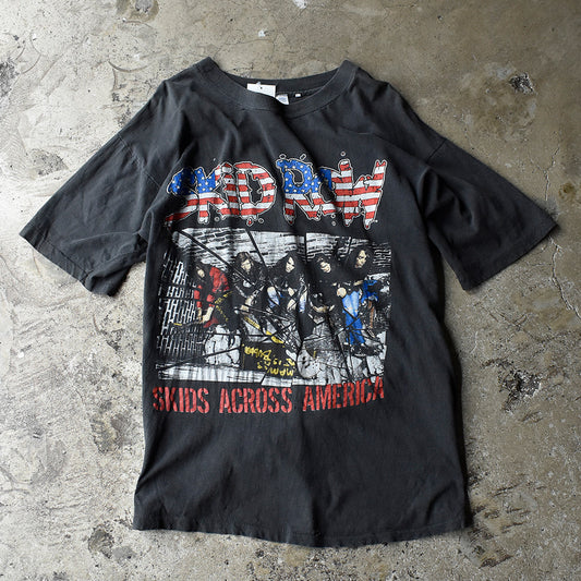 80's～ SKID ROW “89/90 Skids Across America” Tour Tシャツ Euro製 240815H