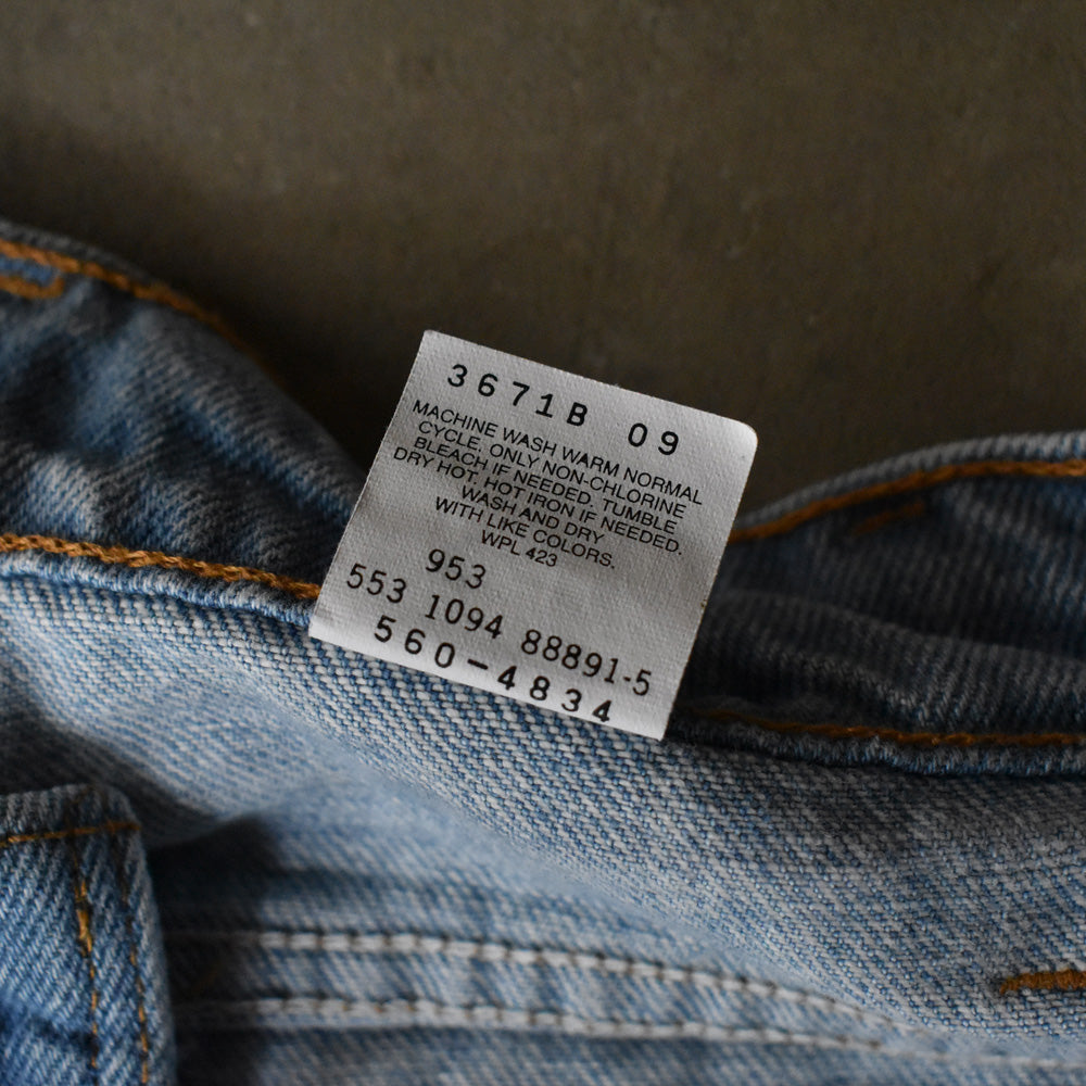 90's デッドストック！ Levi's 560 ルーズテーパード デニムパンツ USA製 240429