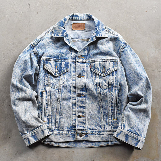 90’s Levi's 70507-0219 ケミカルウォッシュ デニムジャケット USA製 250930